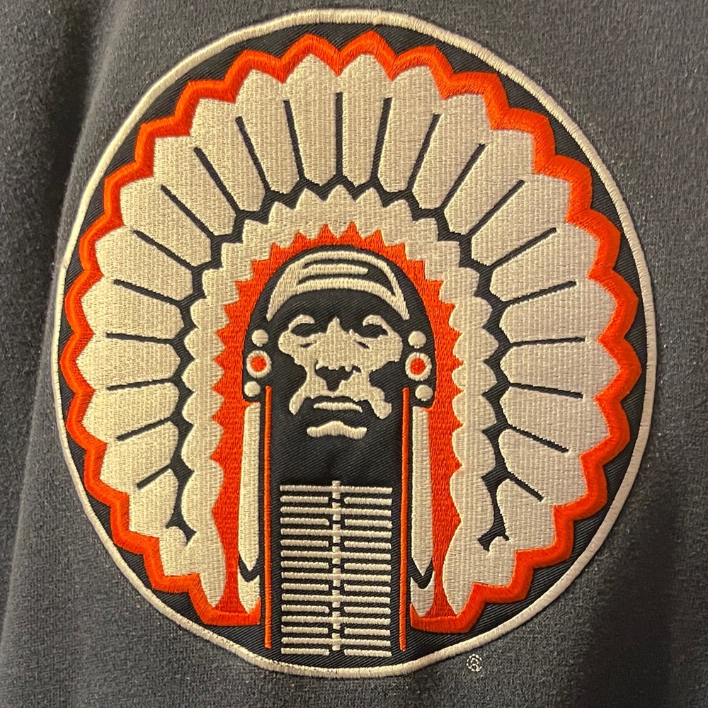 VINTAGE: Chief Illiniwek Illinois hoodie. Nike. Fighting Illini.
